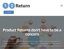 Tablet Screenshot of 12return.com